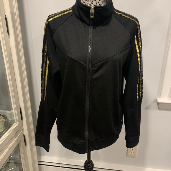 Switch Remarkable MGM Other - Switch Remarkable MGM Black and Gold Lightweight Jacket with Stand-Up Collar